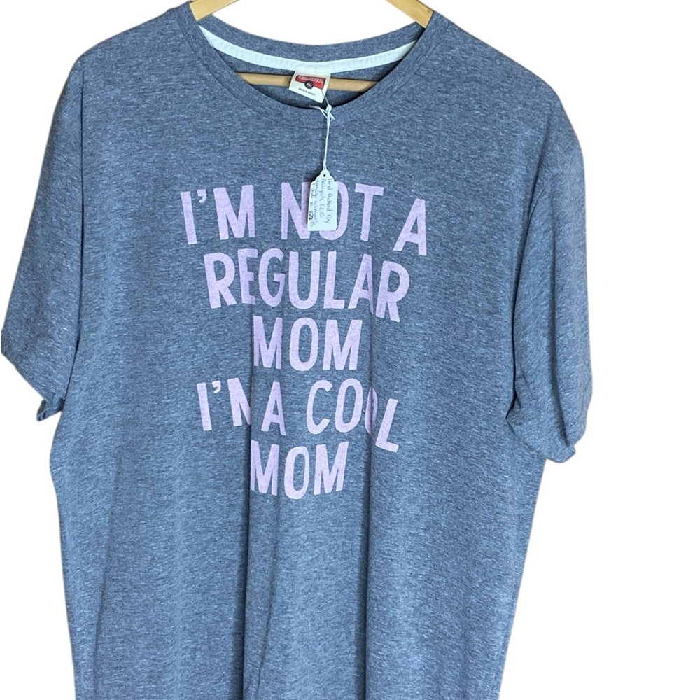 HOMAGE Cool Mom Graphic T-Shirt - Gray XL